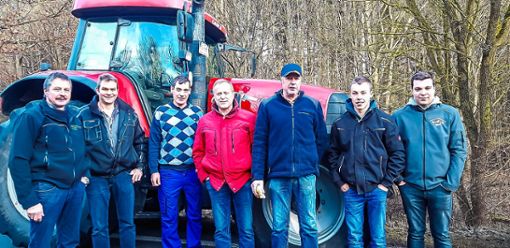Auch Landwirte aus Rosenfeld und Binsdorf haben sich mit ihren Traktoren  an der landesweiten Kundgebung in Stuttgart beteiligt. Foto: Huonker Foto: Schwarzwälder Bote