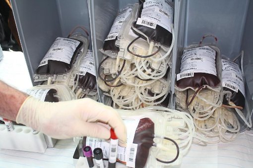 Es fehlt an Blutkonserven. Das DRK bittet um Hilfe. Foto: Schmid