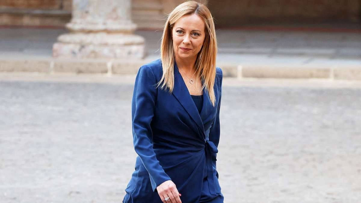 Italien und  das liebe Geld: Giorgia Meloni wittert eine Verschwörung