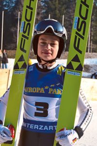 Hatte  allen Grund zur Freude: Claudio Haas vom Skiteam Schonach-Rohrhardsberg. Foto: Junkel Foto: Schwarzwälder Bote
