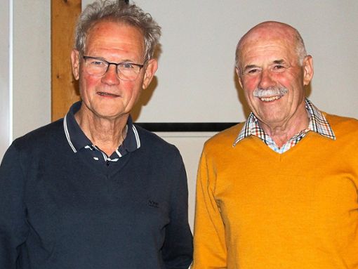 Hermann Friedrich (links) und Klaus Burkhardt kandidieren nach mehr als 20 Jahren nicht mehr für den Vorsitz. Der Verband ist auf der Suche nach Nachfolgern. Foto: Braun-Witt