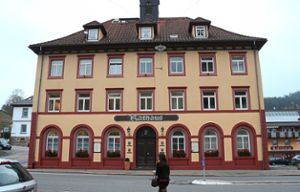 Das Vöhrenbacher Rathaus muss saniert werden.  Foto: Liebau Foto: Schwarzwälder Bote