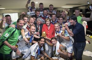 Der Gewinn der Fußball-WM  trägt zum positiven Bild Deutschlands in der Welt bei Foto: Bundesregierung