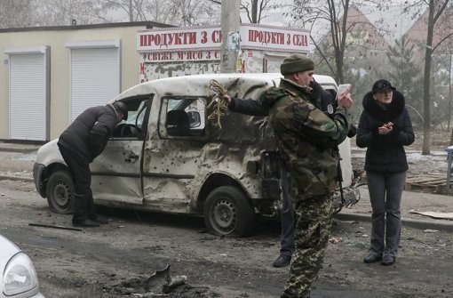 Im Osten der Ukraine gibt es weiter Gefechte. Foto: EPA