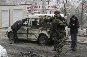 Im Osten der Ukraine gibt es weiter Gefechte. Foto: EPA