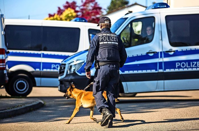 Suche mit Hubschrauber: Polizeihund beim Campingplatz Sunthausen wieder gefunden