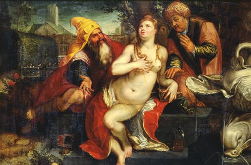 Versuchte Vergewaltigung? Auch Hendrick Goltzius kostete das Susanna-Motiv 1607 voyeuristisch aus. Foto: Musée de la Chatreuse, Douai/Béatrice Hatala