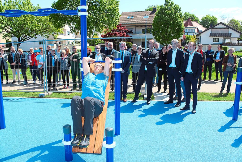 Villingen-Schwenningen: Street-Workout-Park am Vorderen See eingeweiht