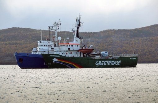 Das Greenpeace-Schiff „Arctic Sunrise“ Foto: dpa