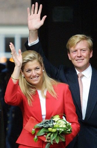 Máxima der Niederlande: 2001 (mit dem damaligen Kronprinzen Willem-Alexander), ... Foto: dpa