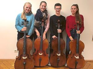 Preisträger 2019: das Celloquartett der Musikschule unter Leitung von Andreas Roßmy Fotos: Musikschule Foto: Schwarzwälder Bote