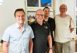 Die Führungsmannschaft vom TTC Schiltach: Uwe Winter, Hans-Jürgen Krischak, Martin Kernberger und Heiko Titze. Foto: TTC Foto: Schwarzwälder-Bote