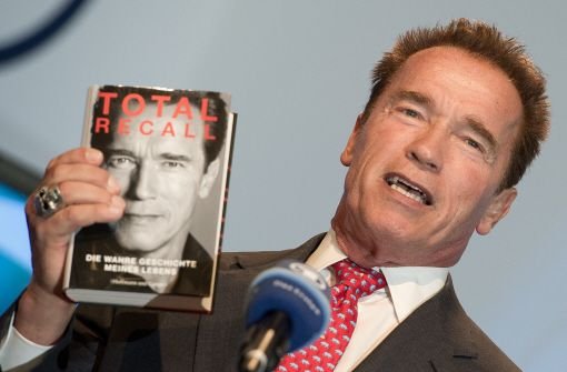 Arnold Schwarzenegger hat auf der Frankfurter Buchmesse seine Biographie vorgestellt. Foto: dpa