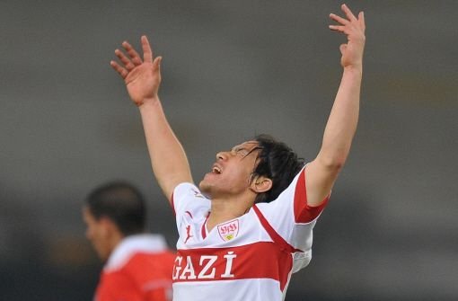 Shinji Okazaki wurde am 16. April 1986 geboren. Seit Januar 2011 ist er beim VfB Stuttgart. Foto: dpa