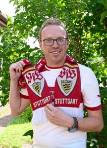 Als Fan des VfB Stuttgart, der nicht mehr erstklassig spielt, hat Jan Wentsch in den vergangenen Monaten einiges erdulden müssen. Einmal Fan, immer Fan, sagt er dazu.  Foto: Tröger Foto: Schwarzwälder Bote