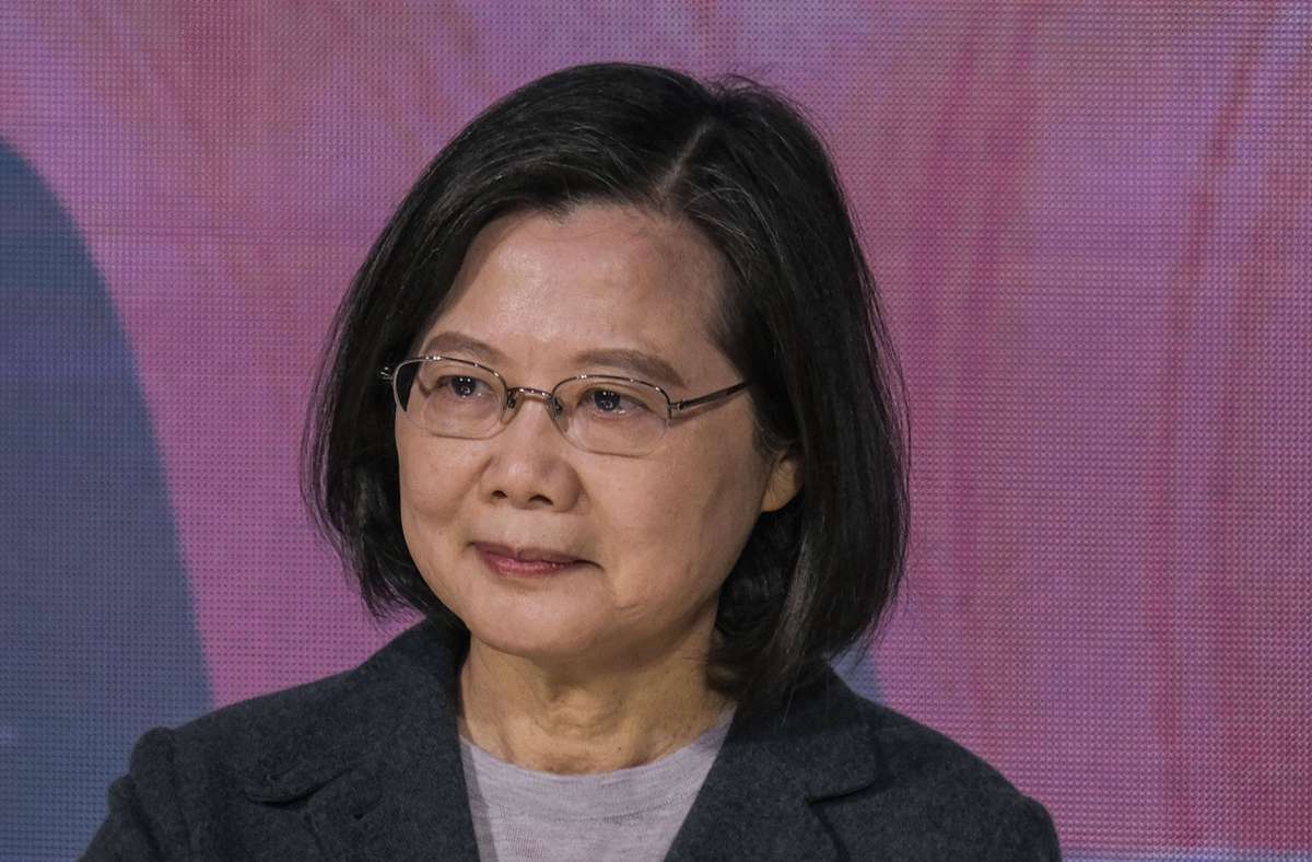 Taiwans Präsidentin Tsai Ing-wen wirft China vor, es wolle Taiwan einschüchtern. (Archivbild) Foto: IMAGO/ZUMA Wire/IMAGO/Walid Berrazeg
