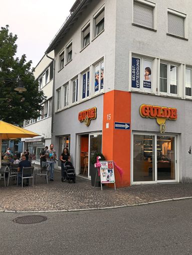 Gulde-Filiale in der Balinger Friedrichstraße 15: Das Geschäft läuft weiter. Foto: Ungureanu