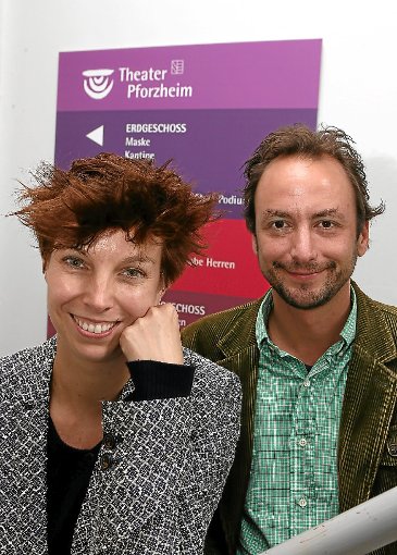 Die neuen Spartenleiter am Theater Pforzheim sind Caroline Stolz und Alexander May. Foto: Schwarzwälder-Bote