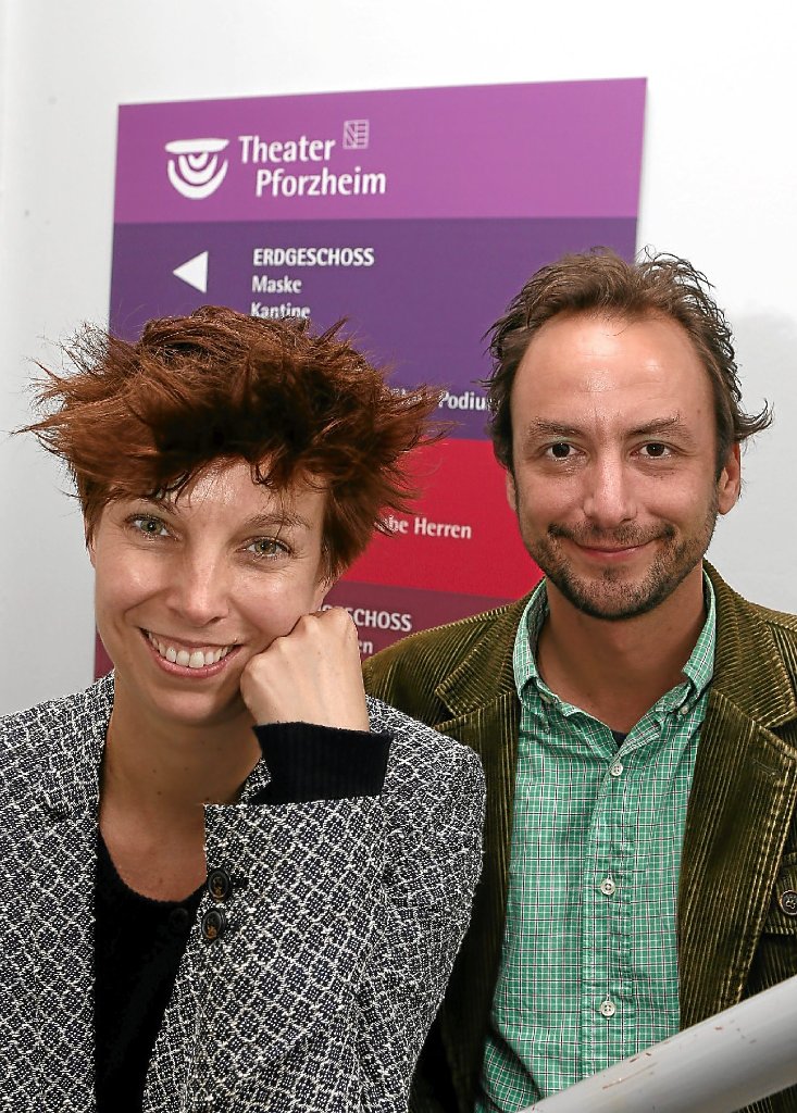 Die neuen Spartenleiter am Theater Pforzheim sind Caroline Stolz und Alexander May. Foto: Schwarzwälder-Bote