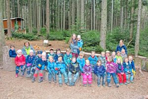 Den Waldkindergarten Altensteigdorf besuchen aktuell 29 Jungen und Mädchen. Leiterin ist Jutta Klaiss.Foto: Köncke Foto: Schwarzwälder Bote