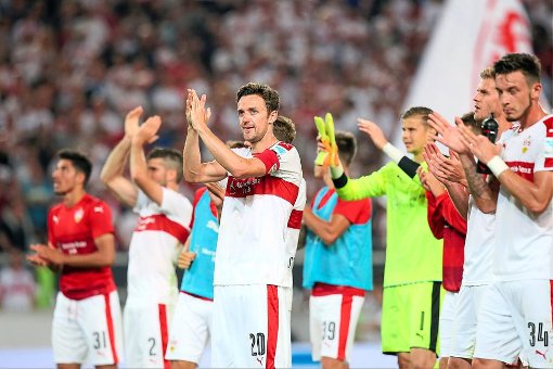 Der Auftakt ist geglückt: Nun will das Team des VfB Stuttgart gegen Düsseldorf den zweiten Dreier der Saison einfahren. Foto: Eibner