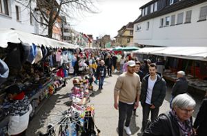 Den ganzen Tag über war der Andrang auf dem Dornstetter Ostermontagsmarkt groß. Foto: Andreas Wagner